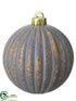 Silk Plants Direct Ball Ornament - Lavender Antique - Pack of 6