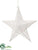 Star Ornament - Clear - Pack of 3