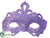 Mask Ornament - Purple - Pack of 20