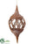 Twig Ornament - Brown Ice - Pack of 4