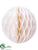 Paper Ball Ornament - White - Pack of 12