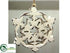 Silk Plants Direct Snowflake Ornament - Whitewashed - Pack of 6