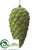 Pine Cone Ornament - Green - Pack of 12