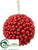 Ball Ornament - Red - Pack of 12