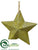 Star Ornament - Green - Pack of 12