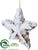 Star Ornament - Brown Snow - Pack of 12