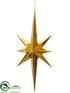 Silk Plants Direct Metal Northern Star Ornament - Gold - Pack of 1