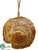 Ball Ornament - Brown Two Tone - Pack of 12