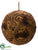 Ball Ornament - Brown Two Tone - Pack of 6