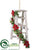 Ladder Ornament - White - Pack of 6