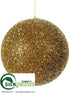 Silk Plants Direct Feather Ornament - Gold - Pack of 36