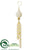 Ball Drop Ornament - Gold Pearl - Pack of 6