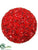 Ball Ornament - Red - Pack of 6