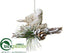 Silk Plants Direct Bird Ornament - Beige Antique - Pack of 6