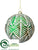 Ball Ornament - Green - Pack of 12