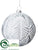 Ball Ornament - Silver - Pack of 12