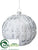 Ball Ornament - Silver - Pack of 6