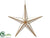 Star Ornament - Gold Antique - Pack of 2