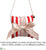 Stripe Pillow Ornament - Red White - Pack of 12
