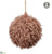 Fur Ball Ornament Taupe - Topez - Pack of 12