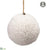 Fur Ball Ornament - Cream - Pack of 12