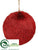 Ball Ornament - Red - Pack of 12