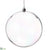 Plastic Ball Ornament - Iridescent - Pack of 6