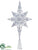 Star Tree Topper - Silver - Pack of 24