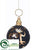 Love Ball Ornament - Black Gold - Pack of 6