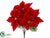 Poinsettia Bush - Red - Pack of 12