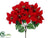 Poinsettia Bush - Red - Pack of 12