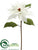 Poinsettia Spray - White - Pack of 12