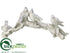 Silk Plants Direct Bird - White Glittered - Pack of 4