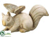 Silk Plants Direct Squirrel - Cream Glittered - Pack of 6