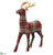 Plaid Reindeer - Green Red - Pack of 2