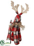 Silk Plants Direct Reindeer - Red - Pack of 2