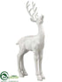 Silk Plants Direct Reindeer - White Antique - Pack of 1