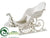 Sleigh - White - Pack of 2