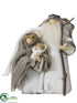 Silk Plants Direct Holy Family - White Beige - Pack of 2