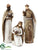 Three King - Brown Whitewashed - Pack of 2