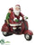 Santa - Red Green - Pack of 4