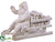 Santa - White Antique - Pack of 2