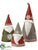 Santa - Red Green - Pack of 4