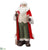 Santa With Gift Box - Red Green - Pack of 2