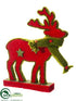 Silk Plants Direct Reindeer - Red Green - Pack of 12