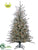 Bottle Brush Pine Tree - Green Frosted - Pack of 1