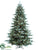 Frosted Glitter Pine Tree - Green Snow - Pack of 1