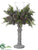 Pine Centerpiece - Green Brown - Pack of 1