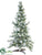 Mini Pine Tree - White - Pack of 4