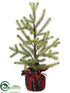 Silk Plants Direct Pine Tree - Green - Pack of 4